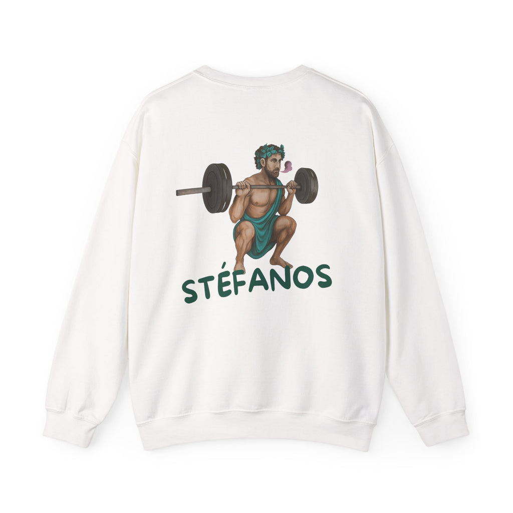 Sweatshirt Stéfanos Blanc Cross