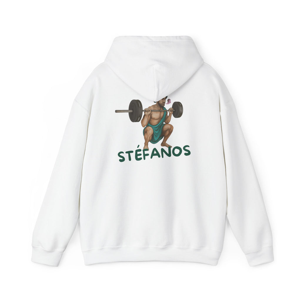 Hoodie Stéfanos Blanc Cross