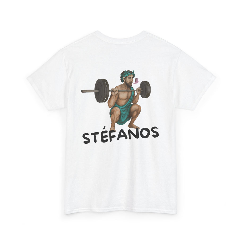 T-shirt Stéfanos Blanc Cross