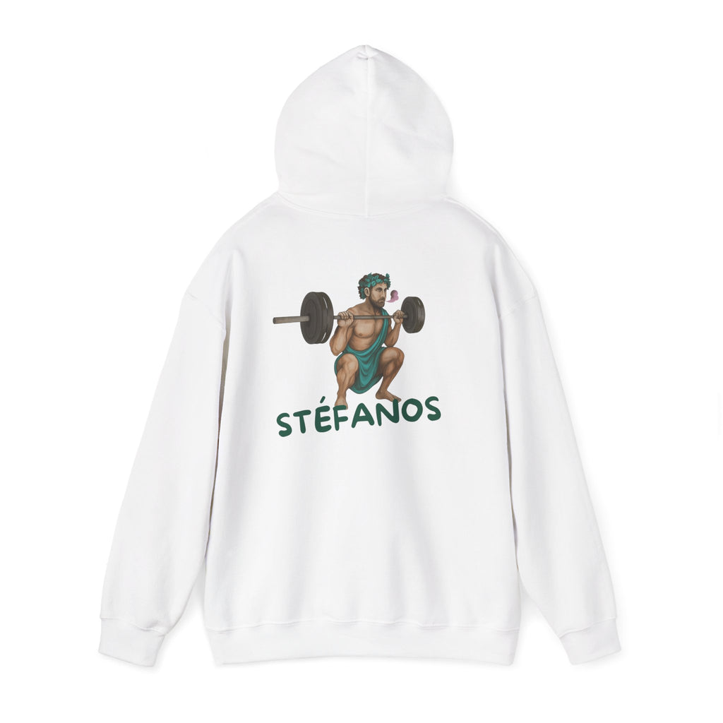 Hoodie Stéfanos Blanc Cross