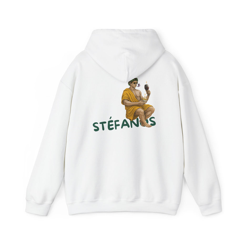 Hoodie Stéfanos Blanc Relax
