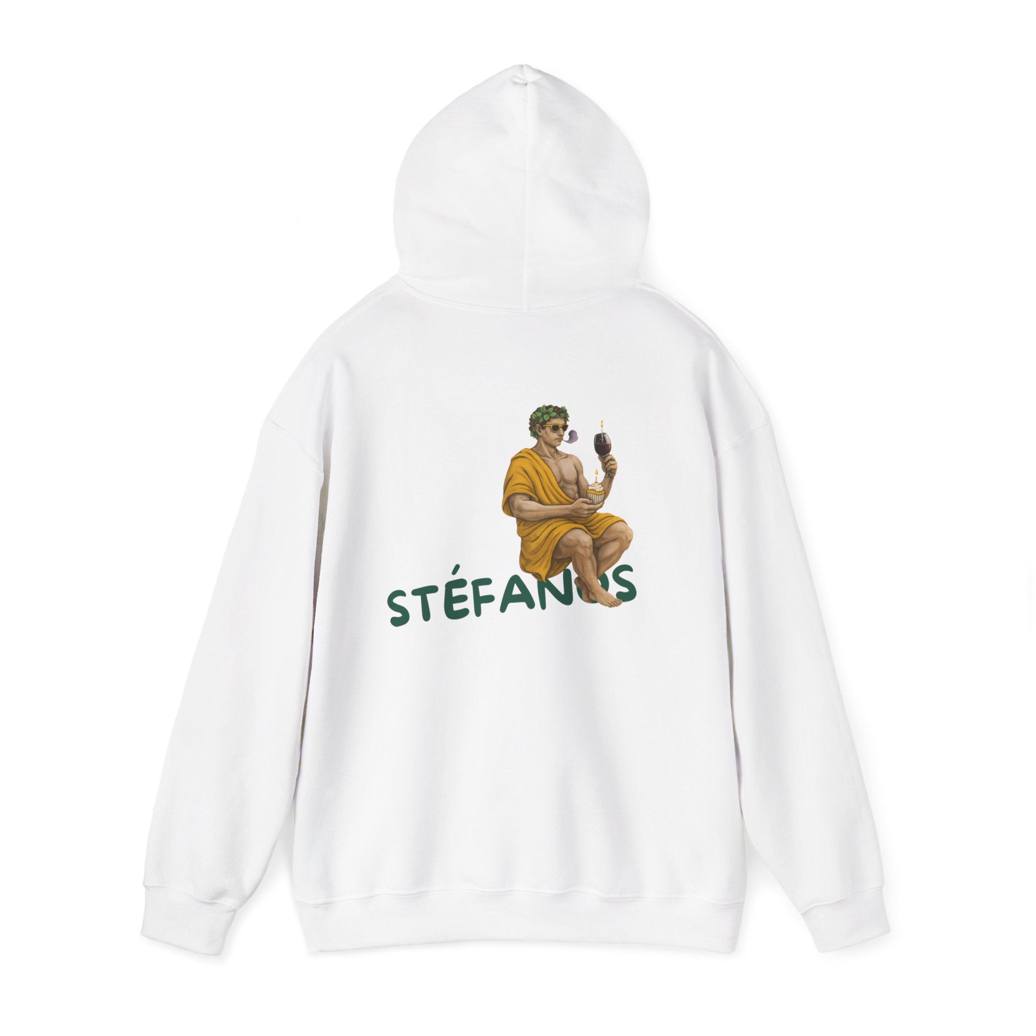 Hoodie Stéfanos Blanc Relax
