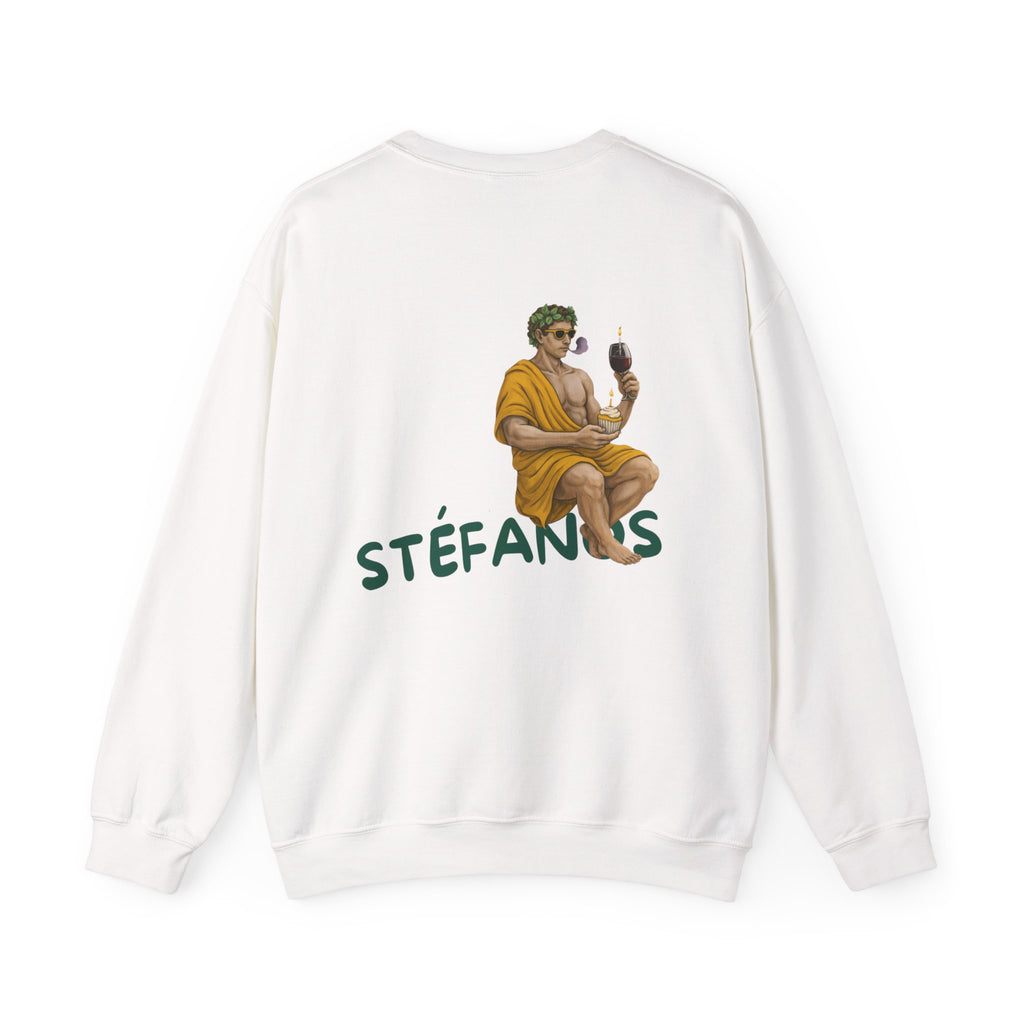 Sweatshirt Stéfanos Blanc Relax